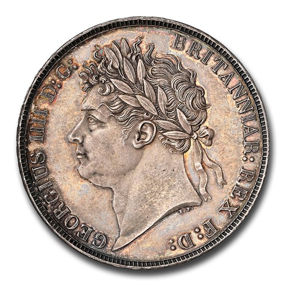 1821 Great Britain Silver Crown George IV MS-64 NGC 1821 Great Britain Silver Crown George IV MS-64 NGC